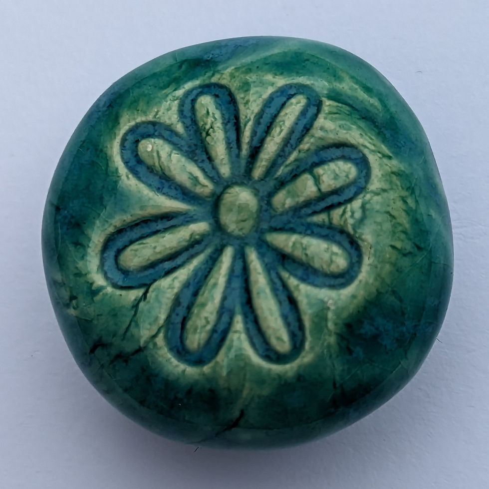 FLOWER Magnet - Aquamarine