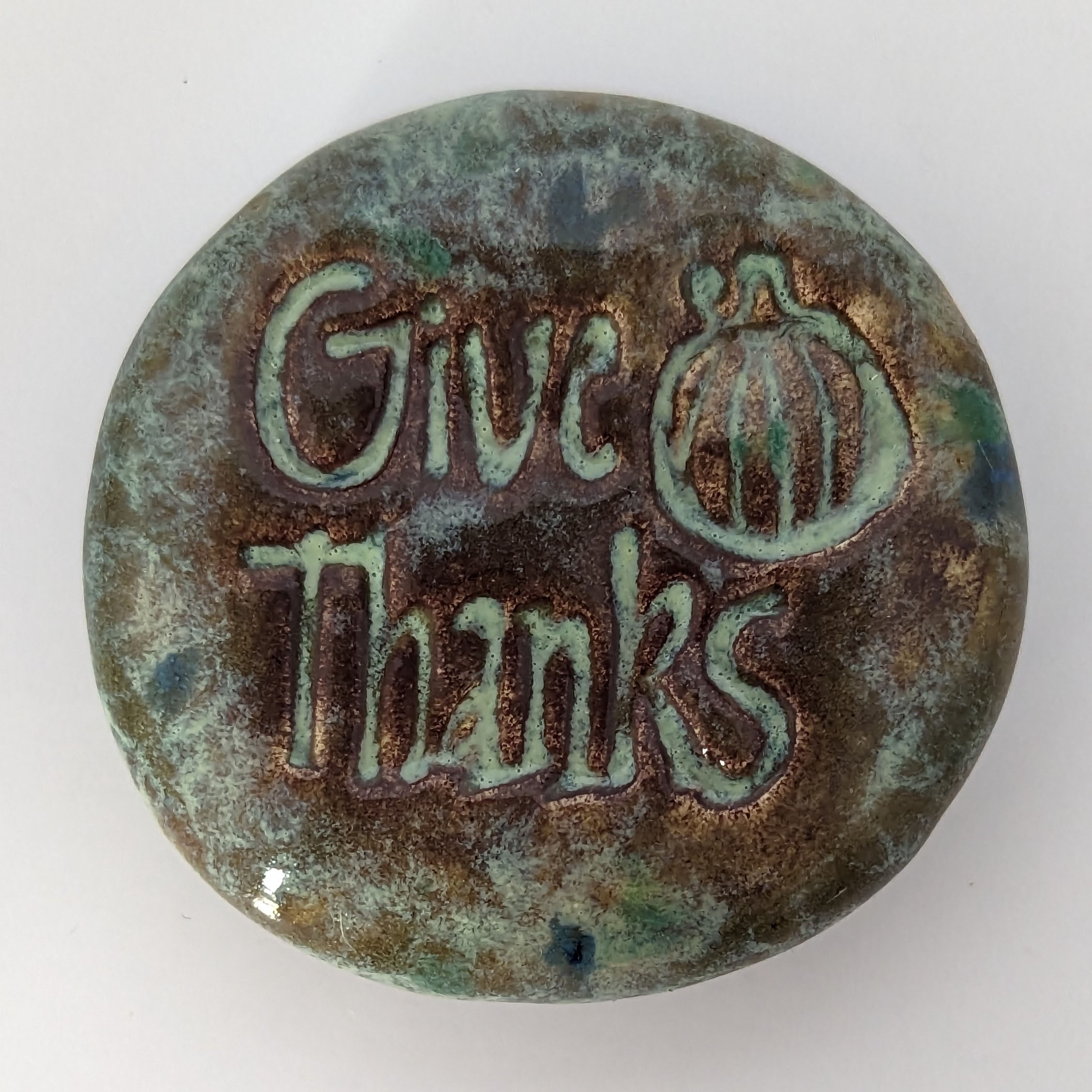 GIVE THANKS Pocket Stone - Fantasia