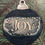 Thumbnail: JOY Christmas Ornament - Sapphire Shimmer