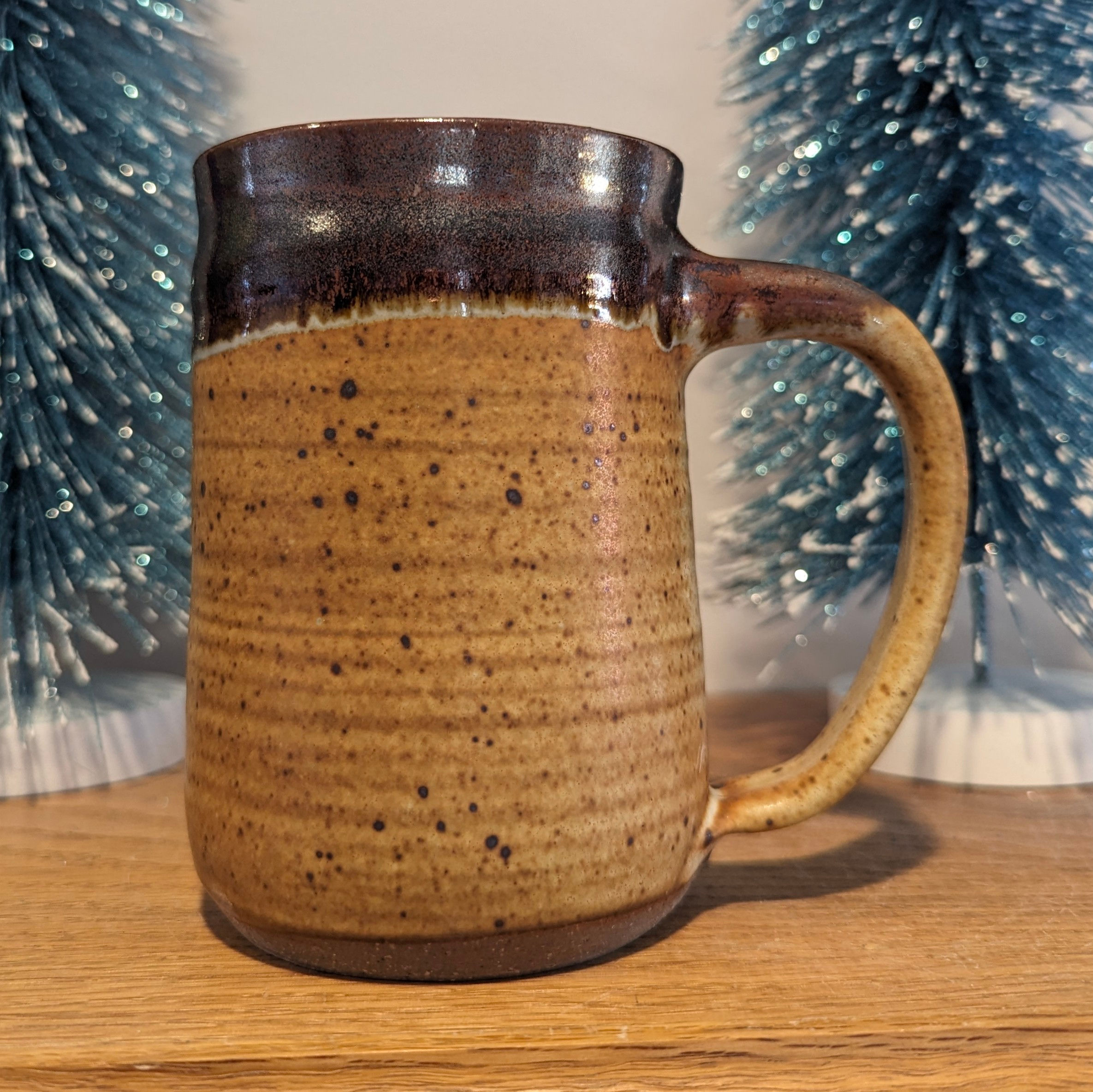 STONEWARE MUG by TC Pottery Studio - Spodumene & Beetlejuice