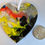 Thumbnail: MARBLED HEART Ornament - Multiple Colors
