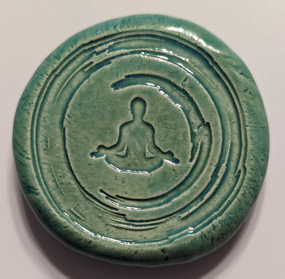 INNER PEACE YOGA Pocket Stone - Aquamarine