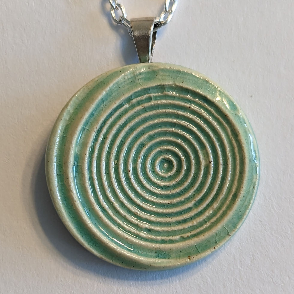 MEDITATION CIRCLES Necklace - Bluebell