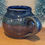 Thumbnail: STONEWARE "Honey Pot" MUG by TC Pottery Studio - Titanium Plum Blue