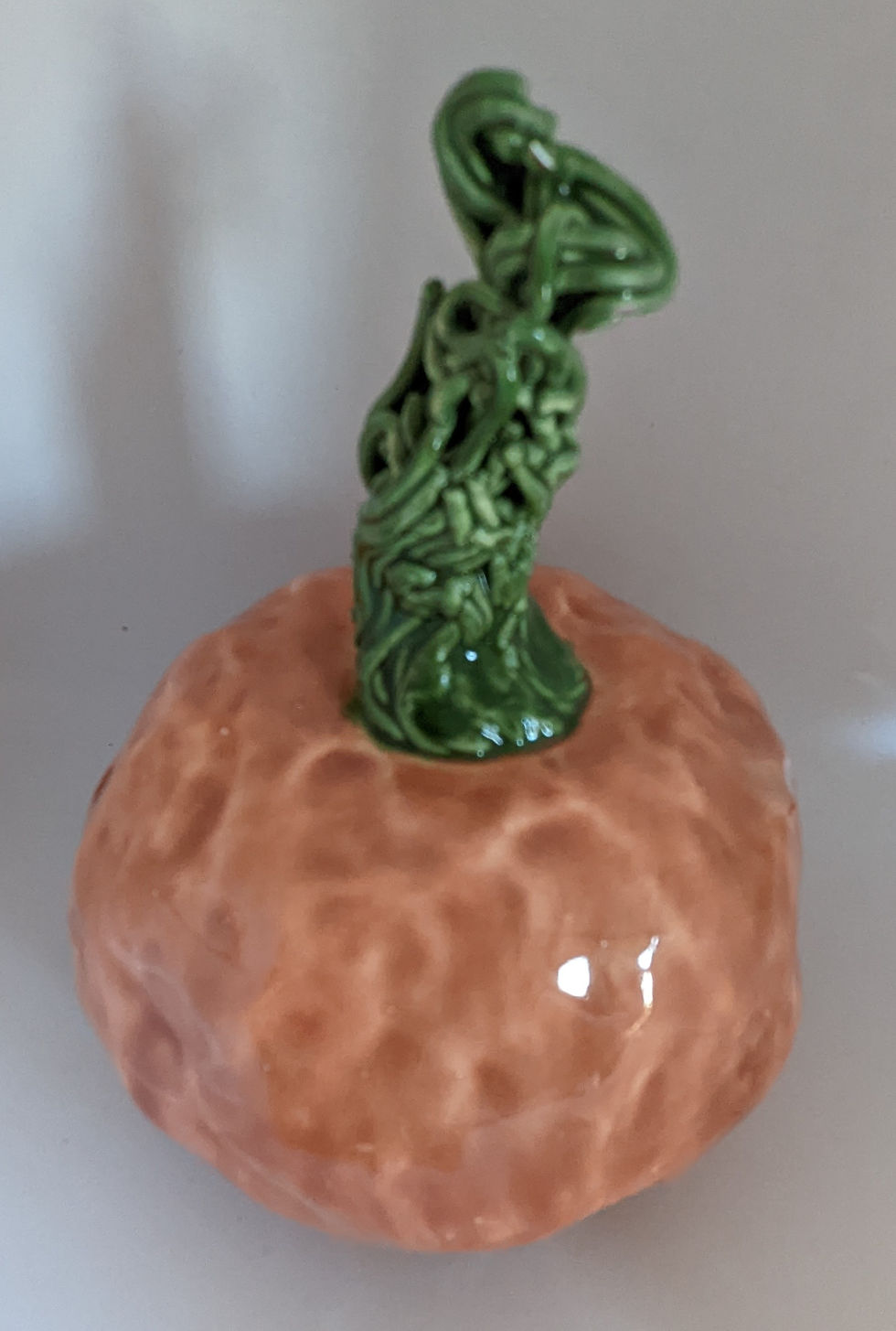 Thumbnail: CERAMIC PUMPKIN - Tangelo Celedon