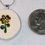 Thumbnail: TINY FLOWER Pendant/Necklace - Hand-Painted