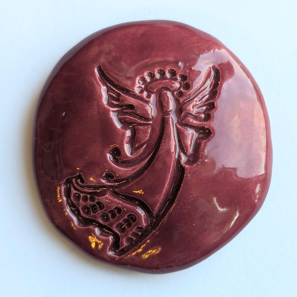 ANGEL Pocket Stone - Raspberry Red