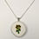 Thumbnail: TINY FLOWER Pendant/Necklace - Hand-Painted