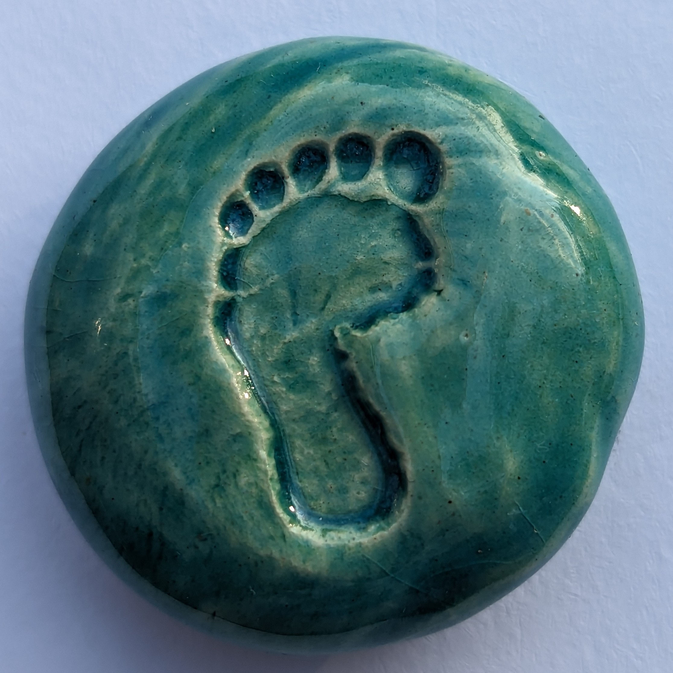TINY FOOT Pocket Stone - Aquamarine