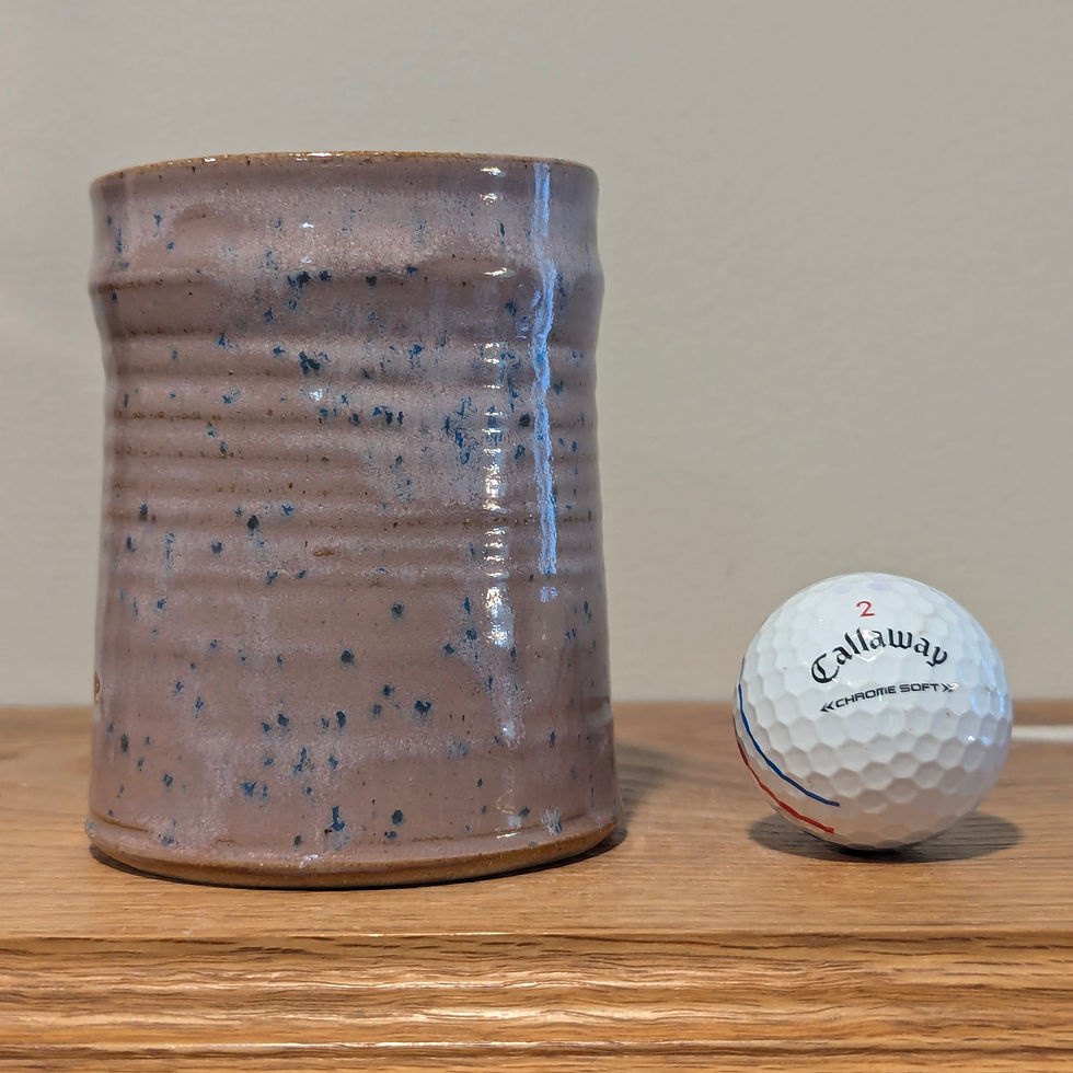 Thumbnail: CUP or VASE by TC Pottery Studio - Purple Aster