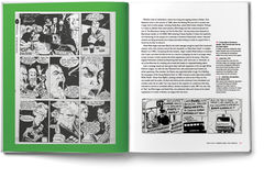 exhibition book design comics unmasked