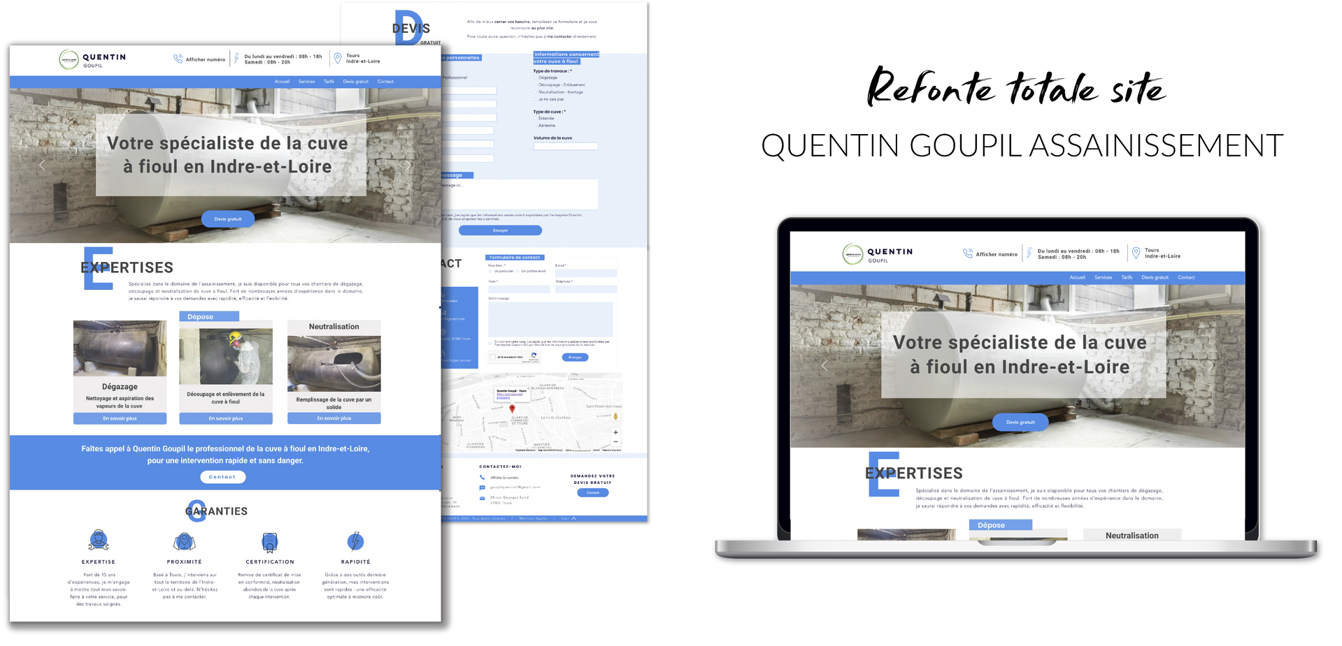 Refonte site internet, création de contenu