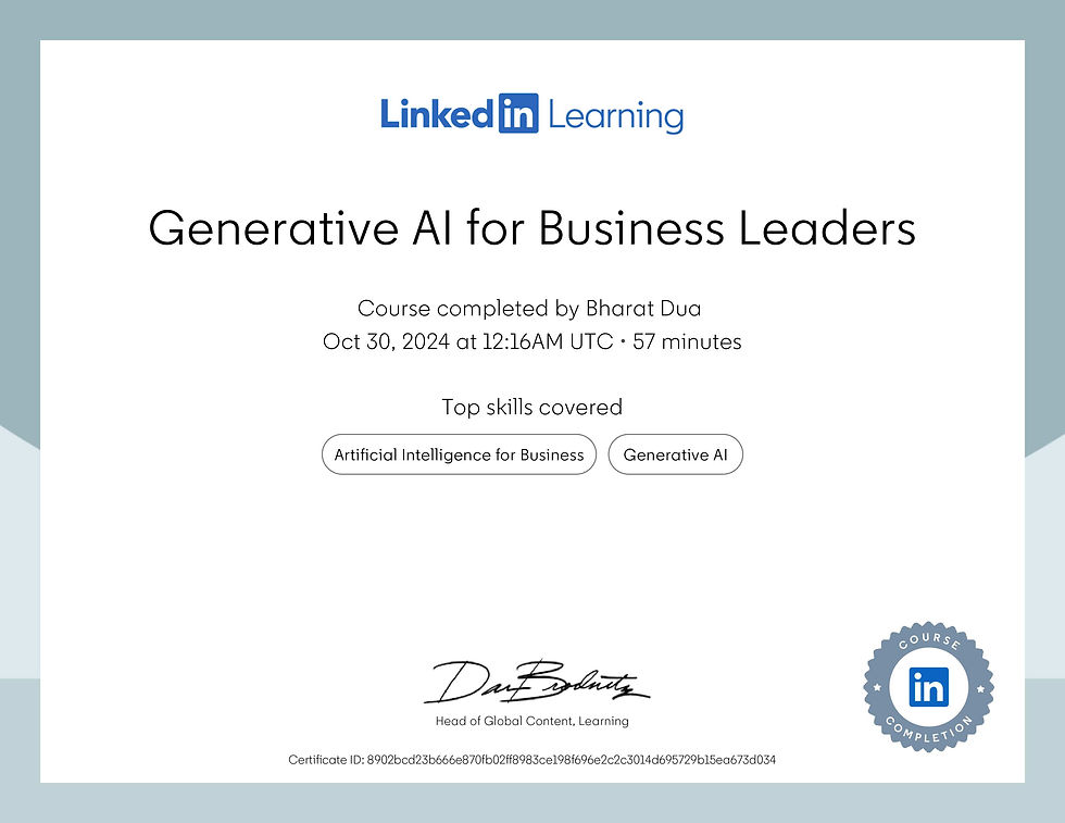 CertificateOfCompletion_Generative AI for Business Leaders