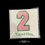 Thumbnail: 2” PInk & Green Lapel Pin Numbers