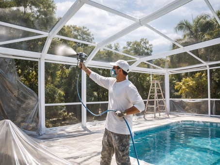 Painting vs Replacing a Screen Enclosure: