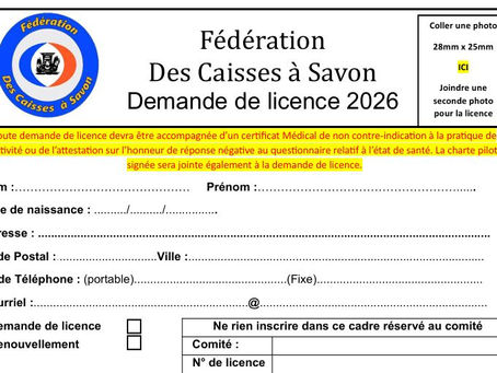 Licence 2026