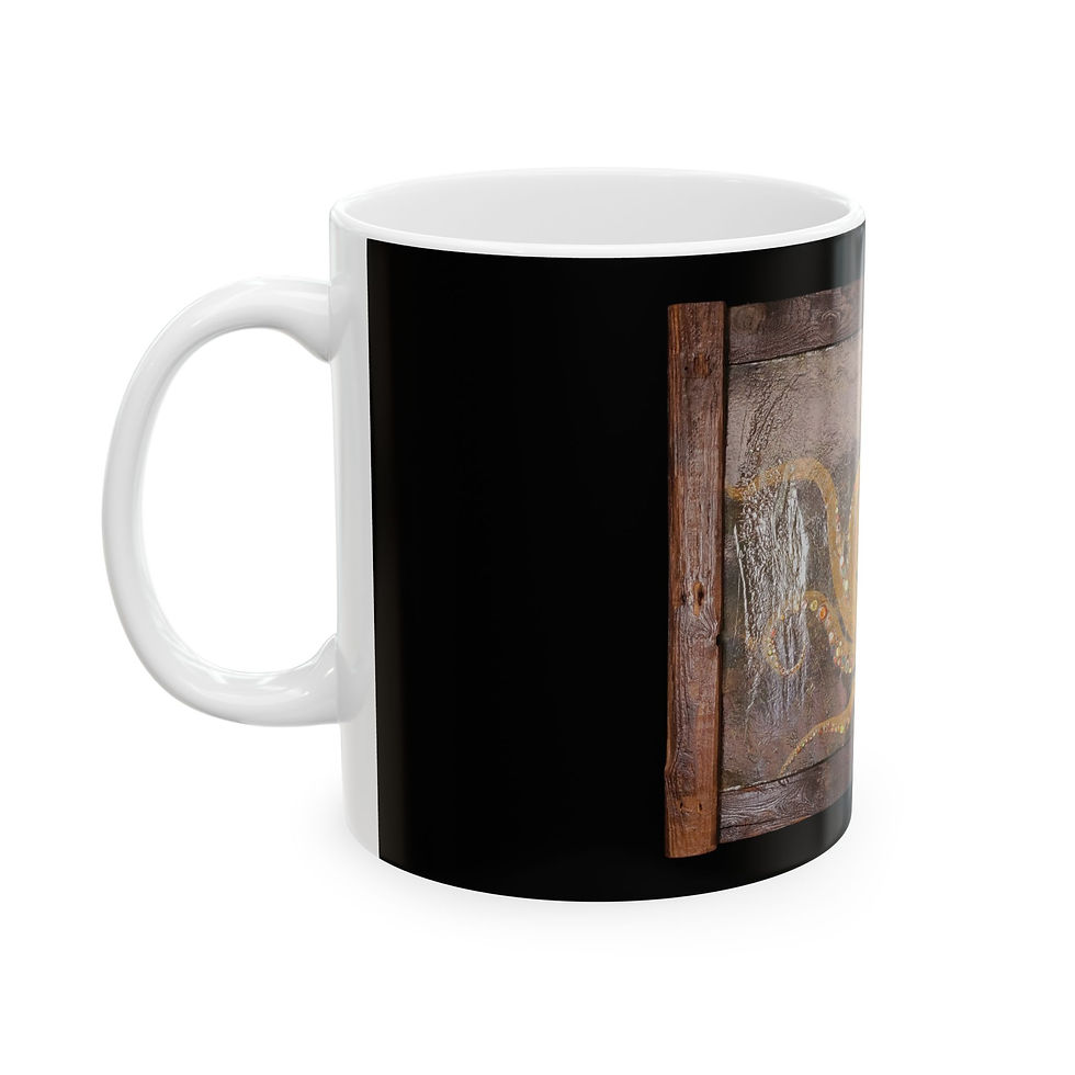 Thumbnail: Artistic Octopus Ceramic Mug - 11oz & 15oz