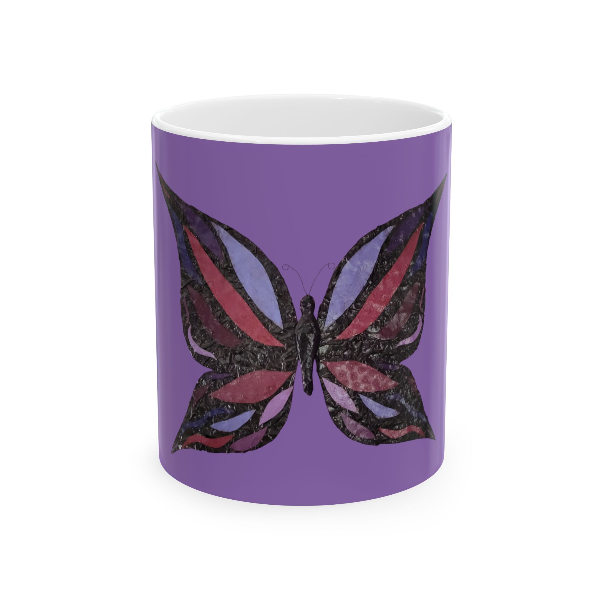 Colorful Butterfly Ceramic Mug - 11oz & 15oz