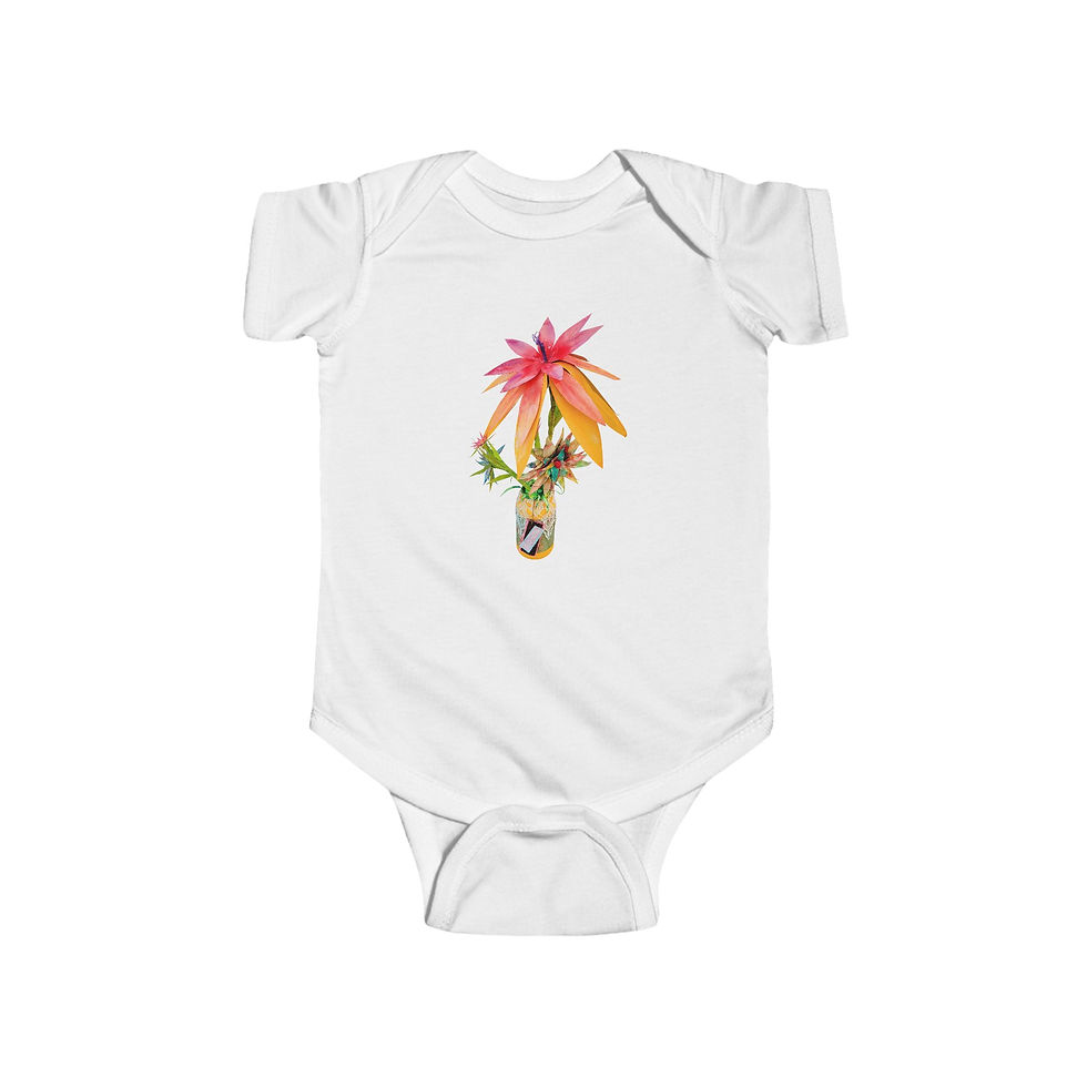 Thumbnail: Tropical Floral Infant Bodysuit, Cute Baby Outfit, Baby Shower Gift