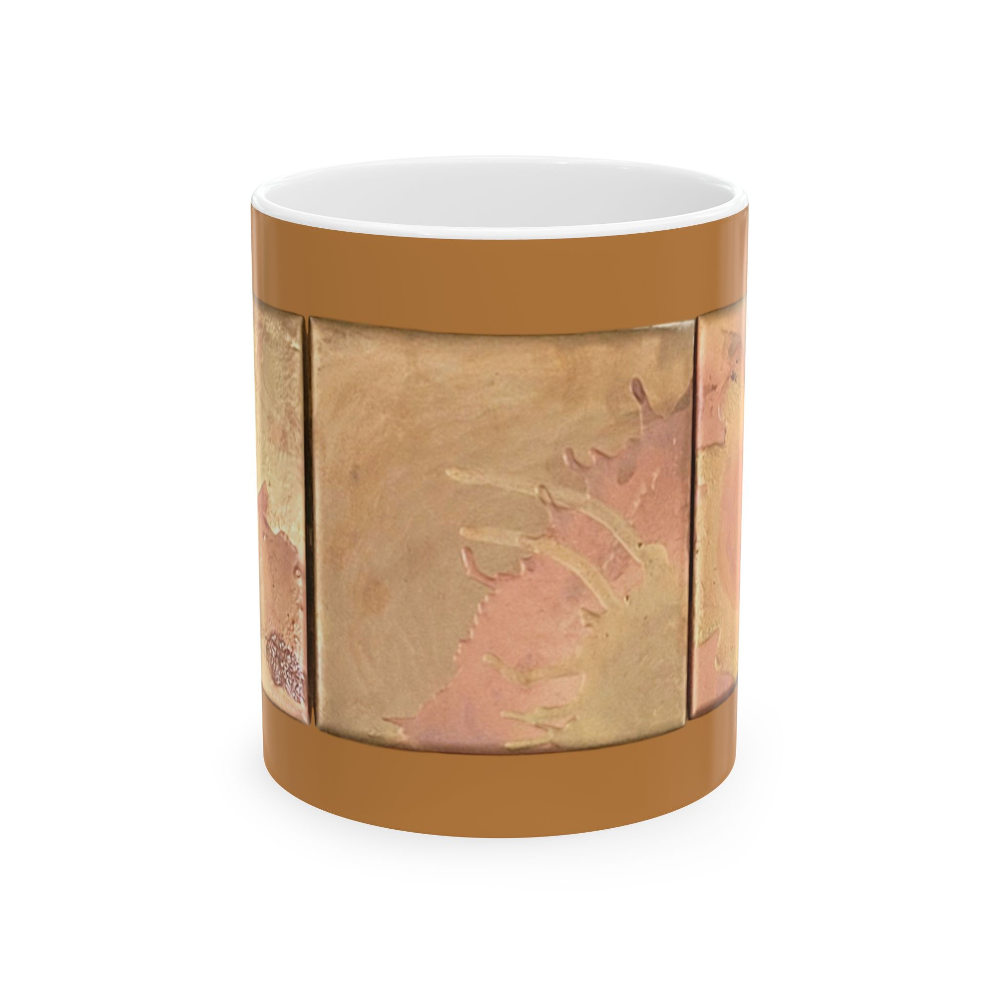Earthy Palette Ceramic Mug - Perfect for Cozy Coffee Moments
