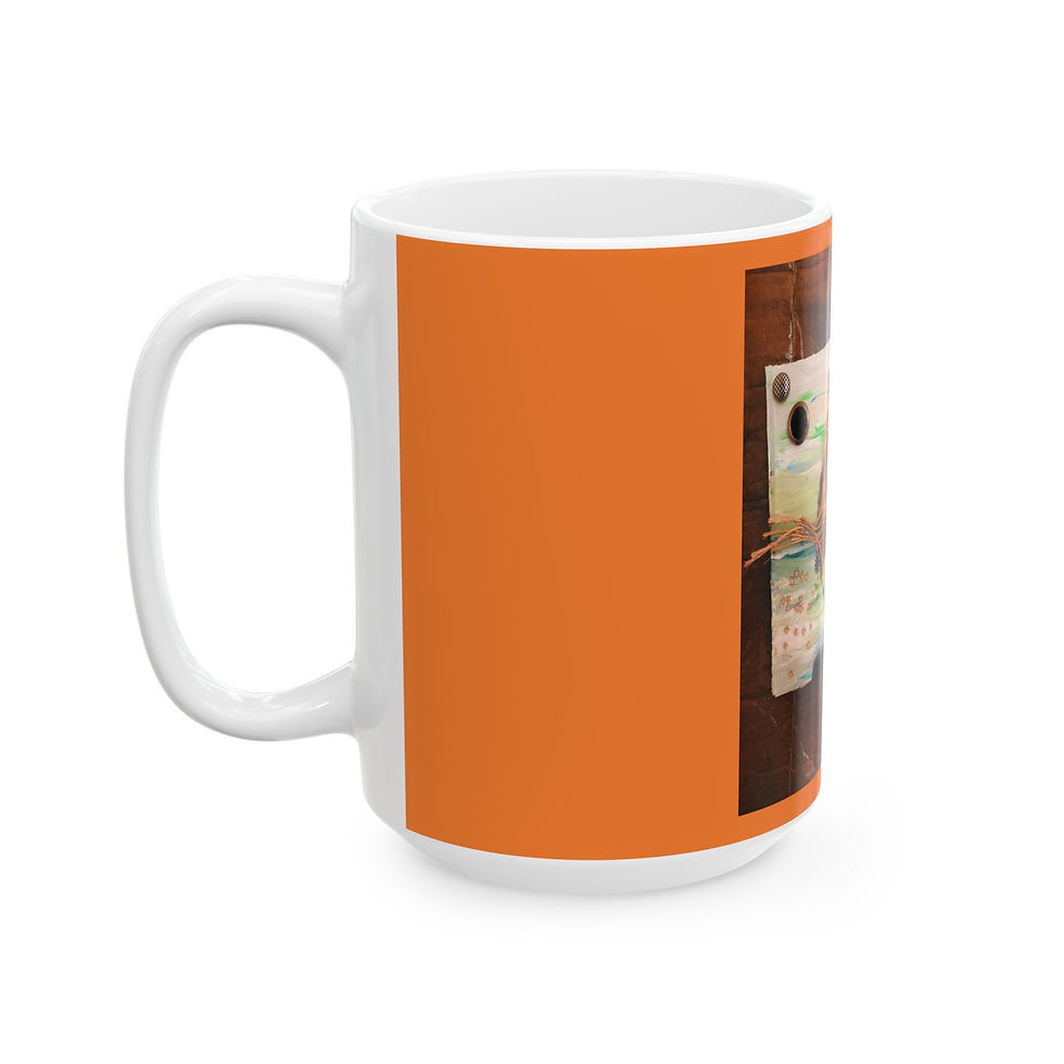 Thumbnail: Artistic Abstract Ceramic Mug - Unique 11oz & 15oz Coffee Cup