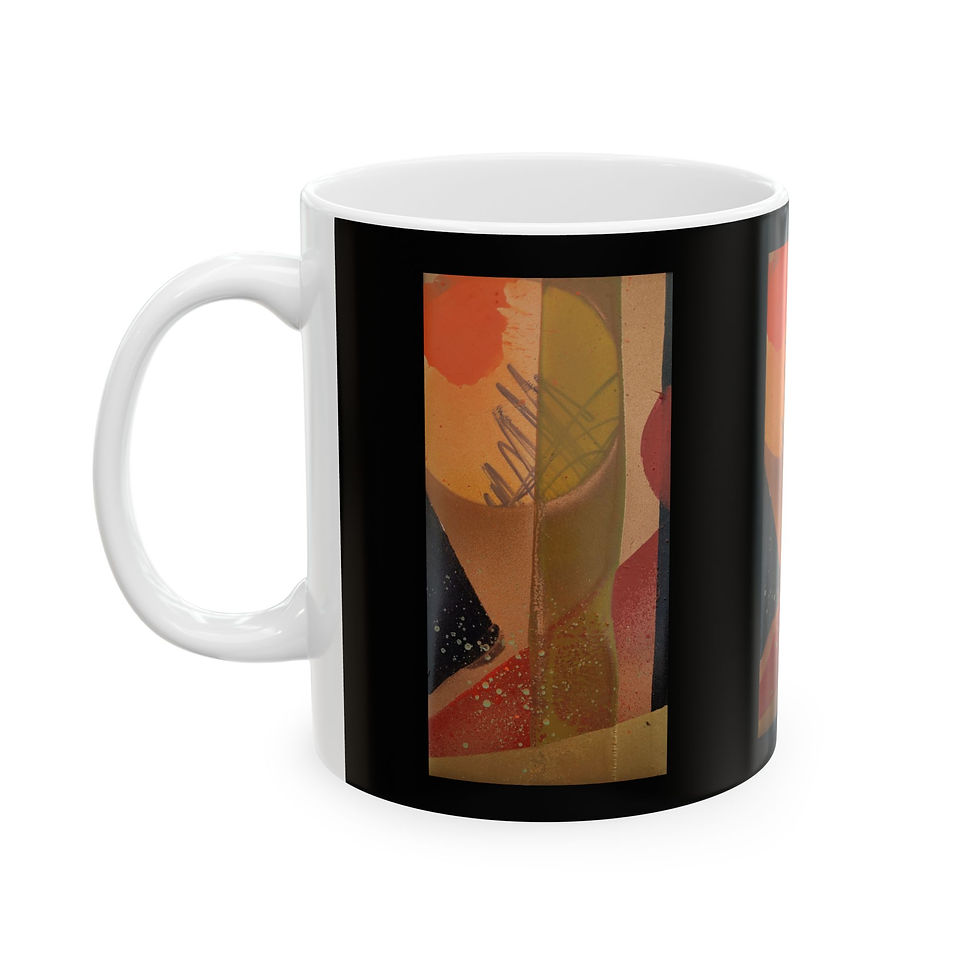 Thumbnail: Artistic Abstract Ceramic Mug - 11oz & 15oz