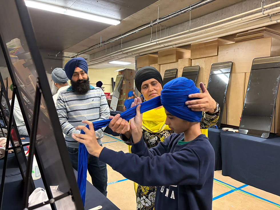 Dastar Tying Session 1 Begins