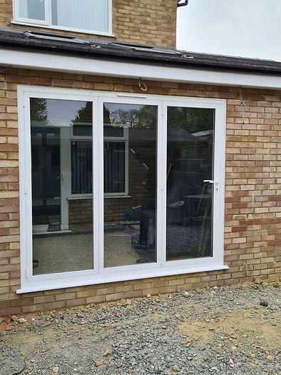 White Aluminium Bi Fold 