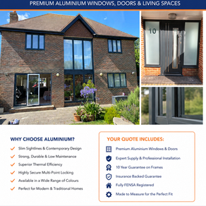✨ Thinking about upgrading to aluminium windows and doors? ✨
