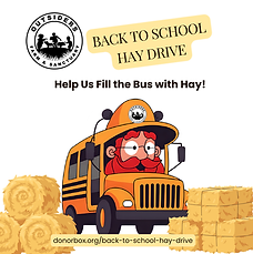 BACK-TO-SCHOOL HAY FUNDRAISER