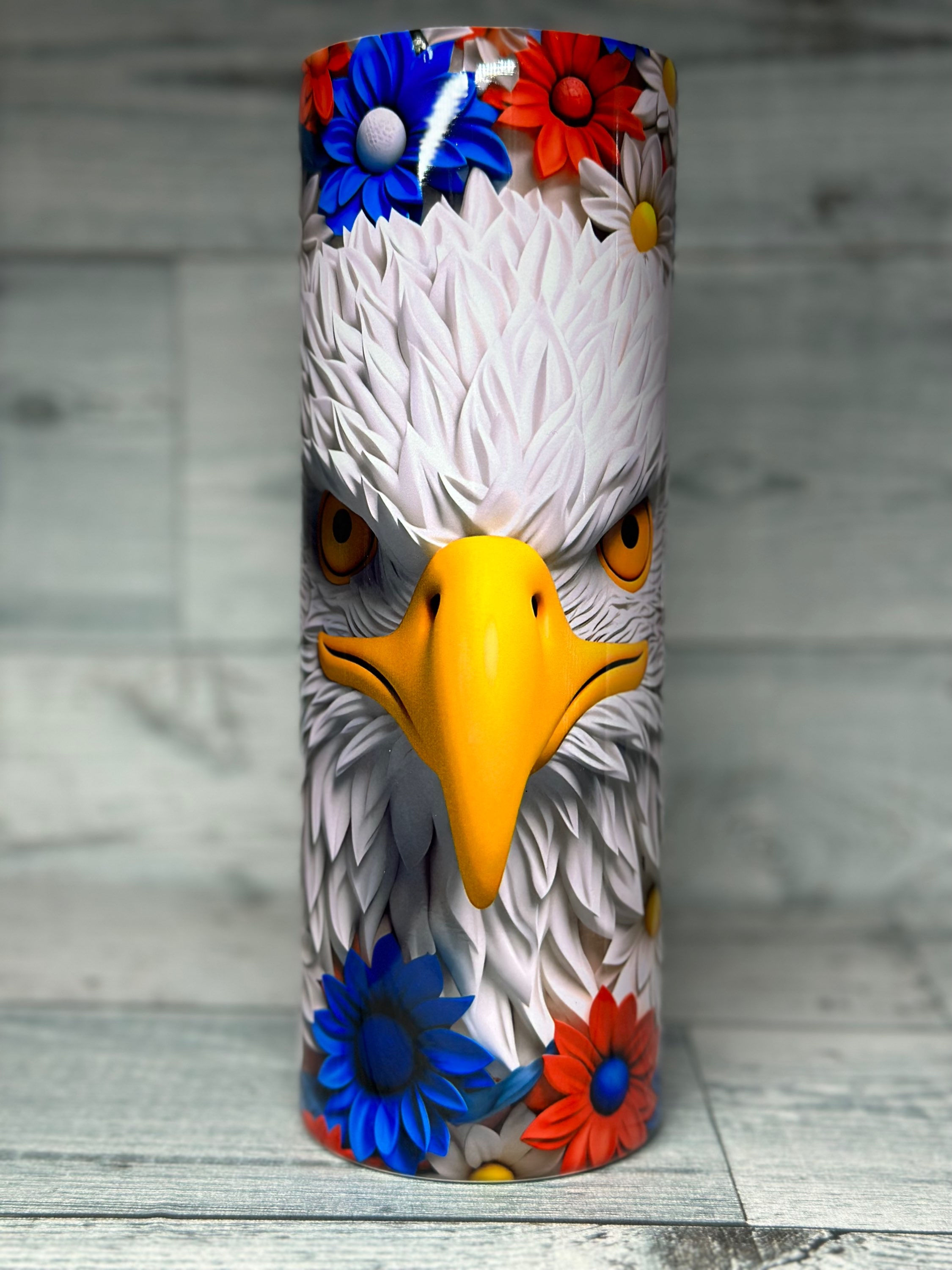 20oz 3D appearance Eagle sublimation Tumbler 