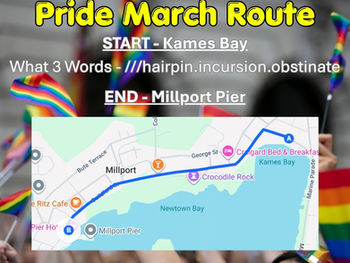 PRIDE MARCH ROUTE!