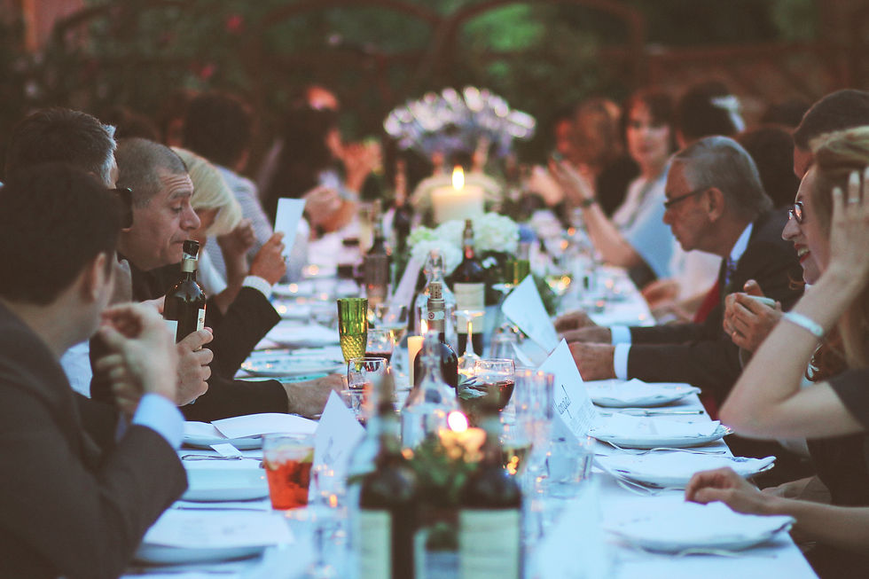 Wedding breakfast,Tuscany
