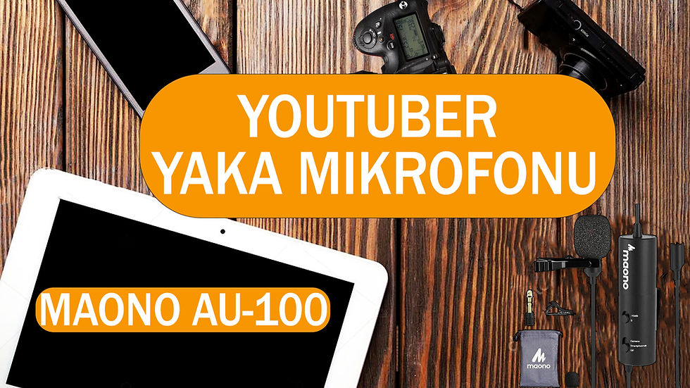 MAONO AU 100 YAKA MİKROFONU