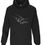 Thumbnail: Black and silver glitter children’s hoodie