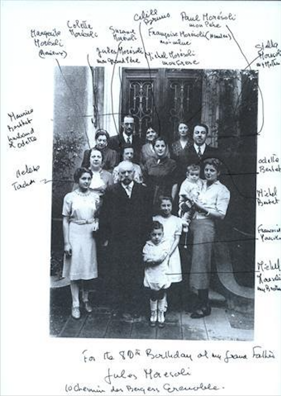Jules Moresoli 80th Birthday