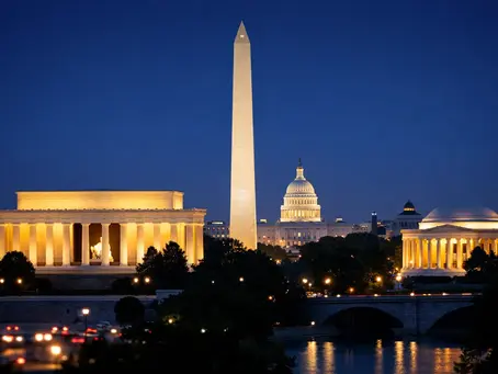 What Monuments Are Lit at Night in DC?