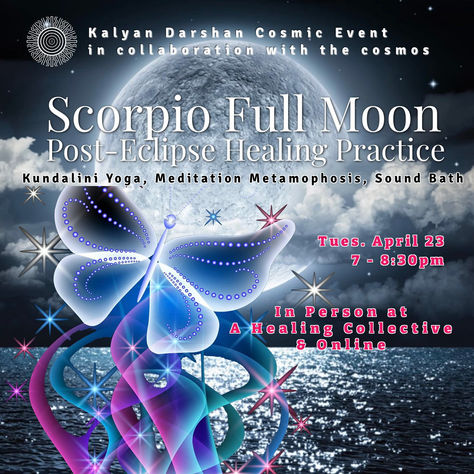 Embracing Change: Integrate April's Awakening Energies in the light of the Healing Scorpio Full Moon.