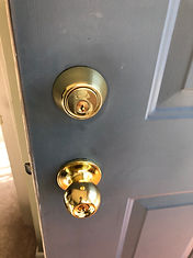 fresh installatin dead bolt