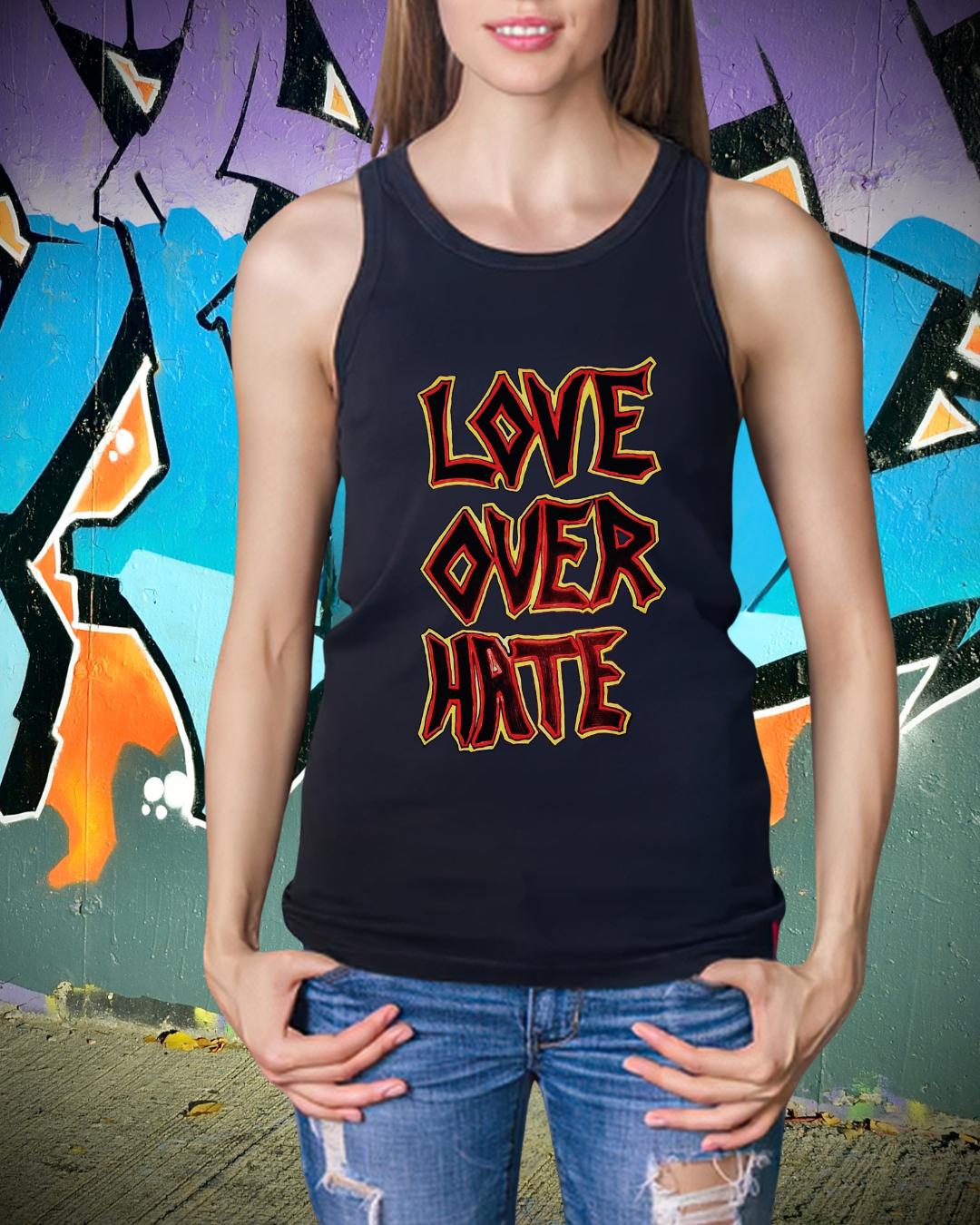 Love Over Hate Tank Top