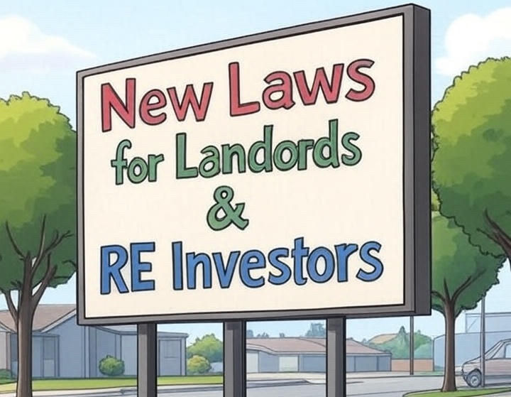 2025 New Laws for Landlords and RE Investors