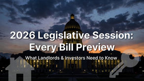 Comprehensive 2026 Oregon legislative session preview thumbnail for landlords and real estate investors.