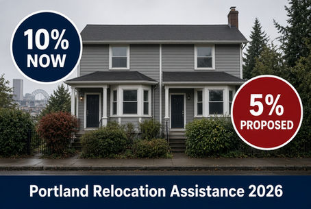 Portland Relocation Assistance 2026: Speak Before the 10% Trigger Moves