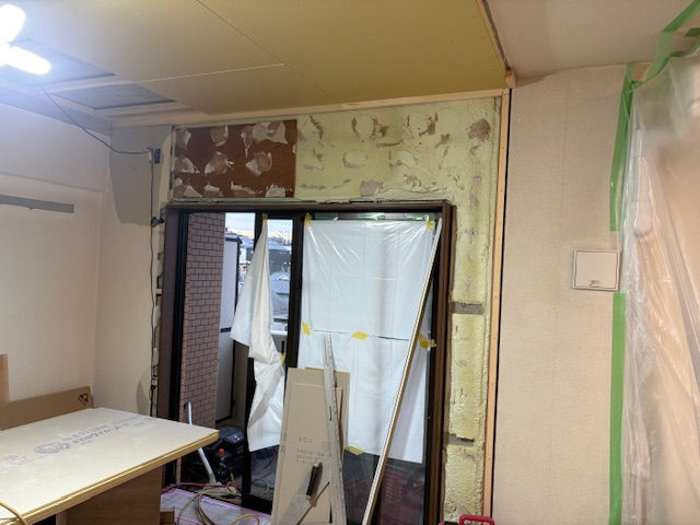 和室改修施工中_藤沢市