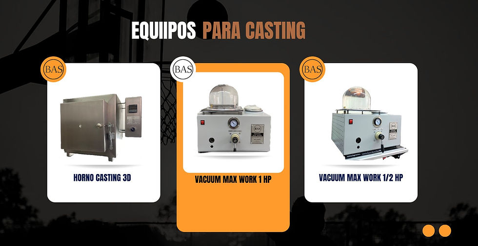 equipos para casting de joyeria