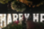 Backyard proposal with Marry Me letters