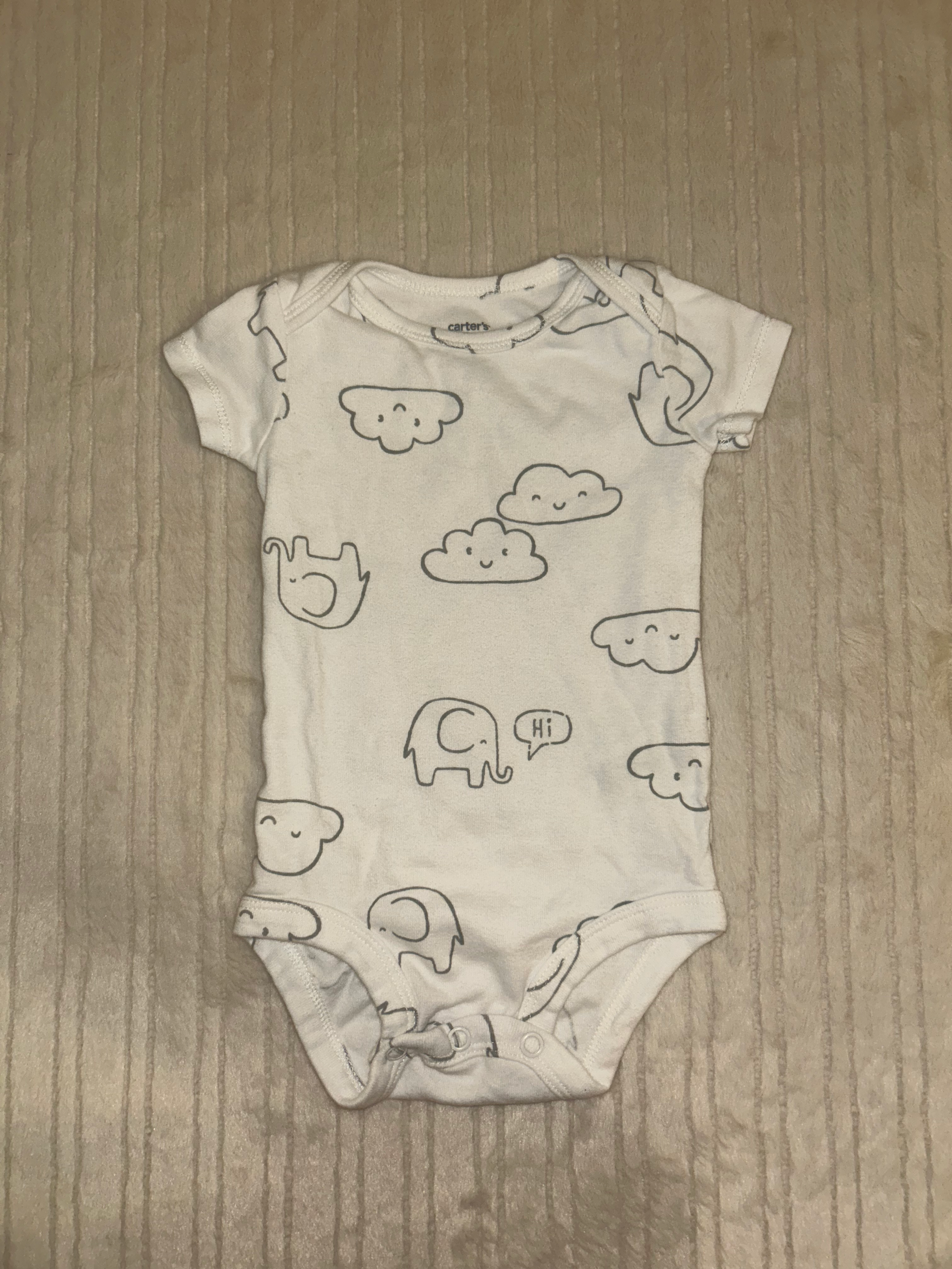 White Clouds Onesie