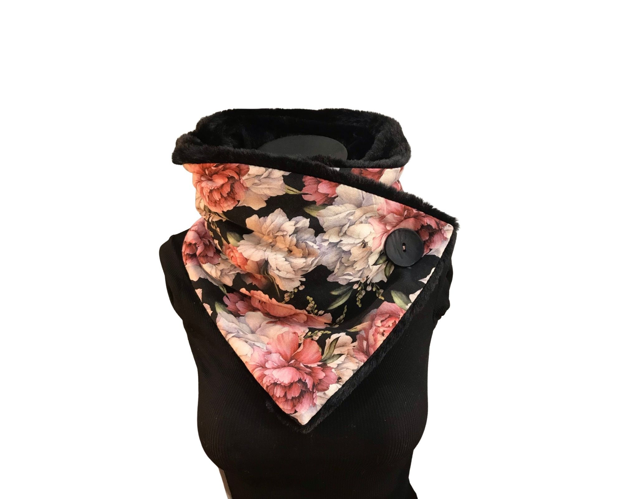 Écharpe Pivoines