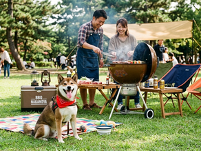 ペットも一緒に楽しいBBQ