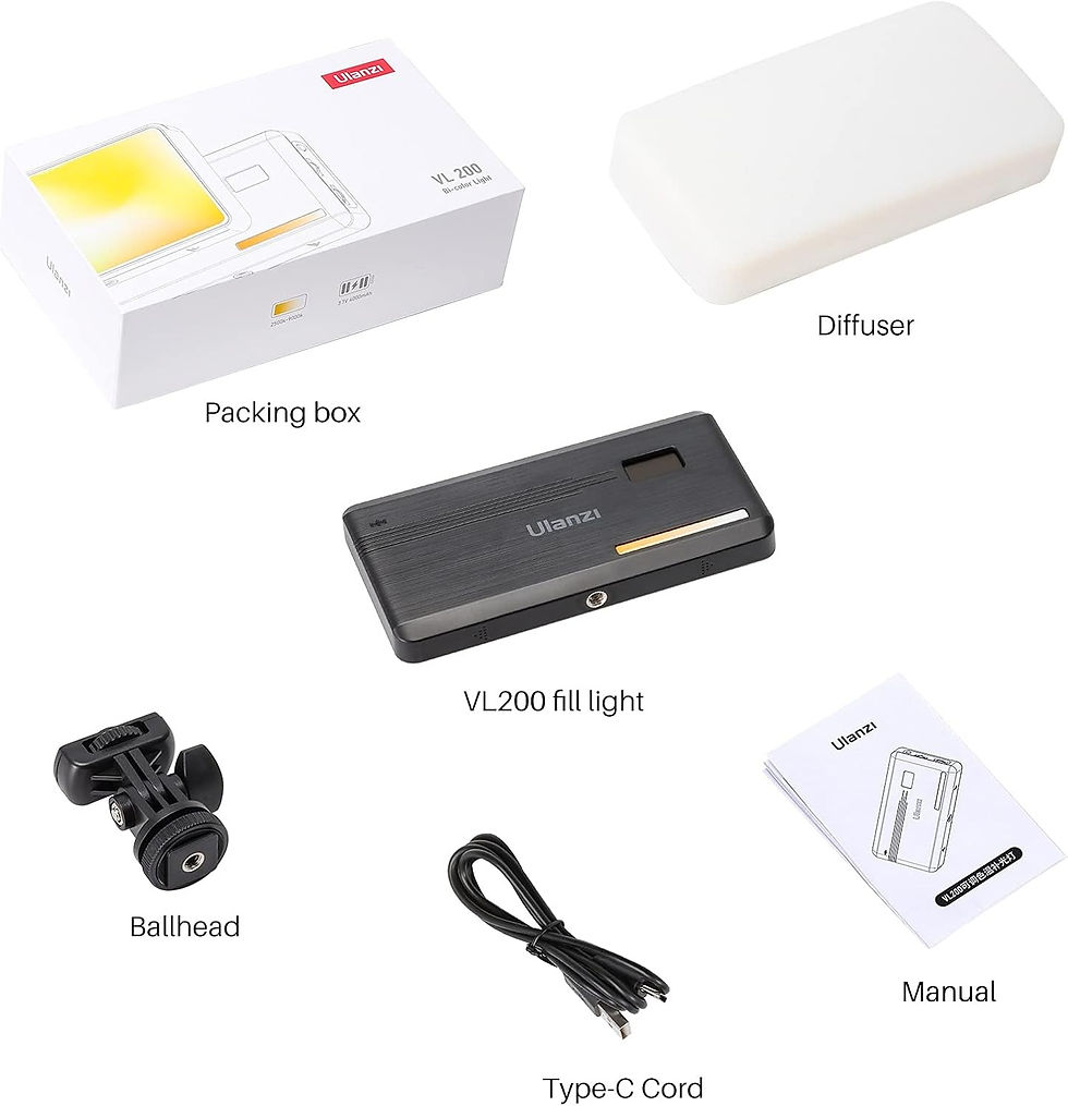 Thumbnail: ULANZI VL200 Bi-Color LED Video Light| On-Camera Video Lights
